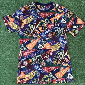 Polo Ralph Lauren Men's Navy Prep Rally Logo Print Crew-Neck T-Shirt